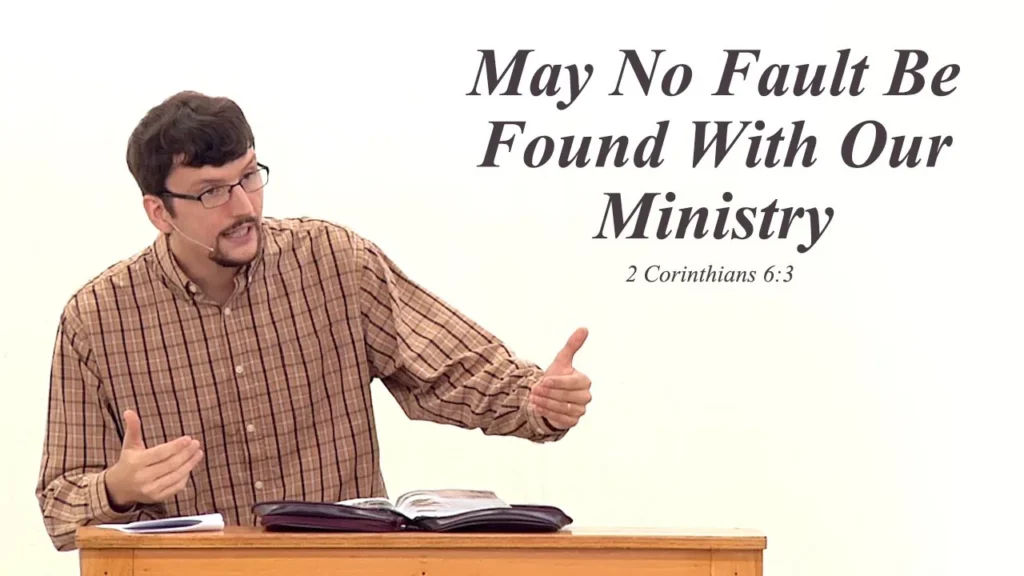 May No Fault Be Found With Our Ministry – James Jennings Video Thumbnail