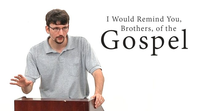 I Would Remind You, Brothers, of the Gospel – James Jennings