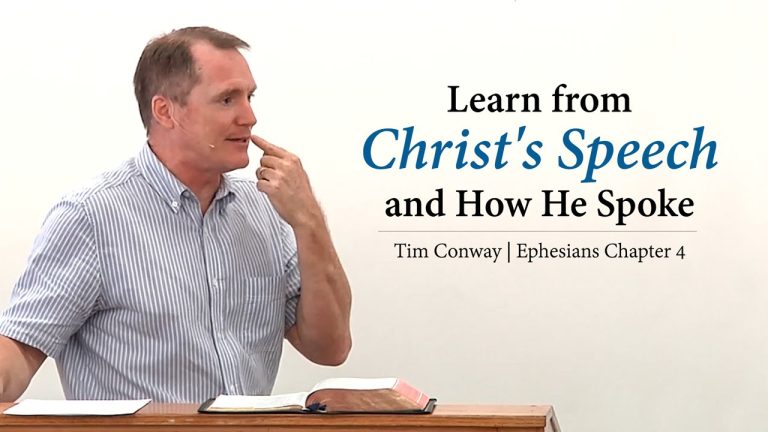 Learn from Christ’s Speech and How He Spoke